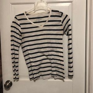 Cuffy’s long sleeved striped shirt